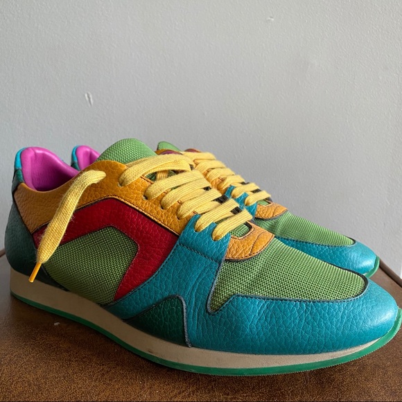 Burberry Prorsum The Field Color Block Sneakers - Picture 2 of 12